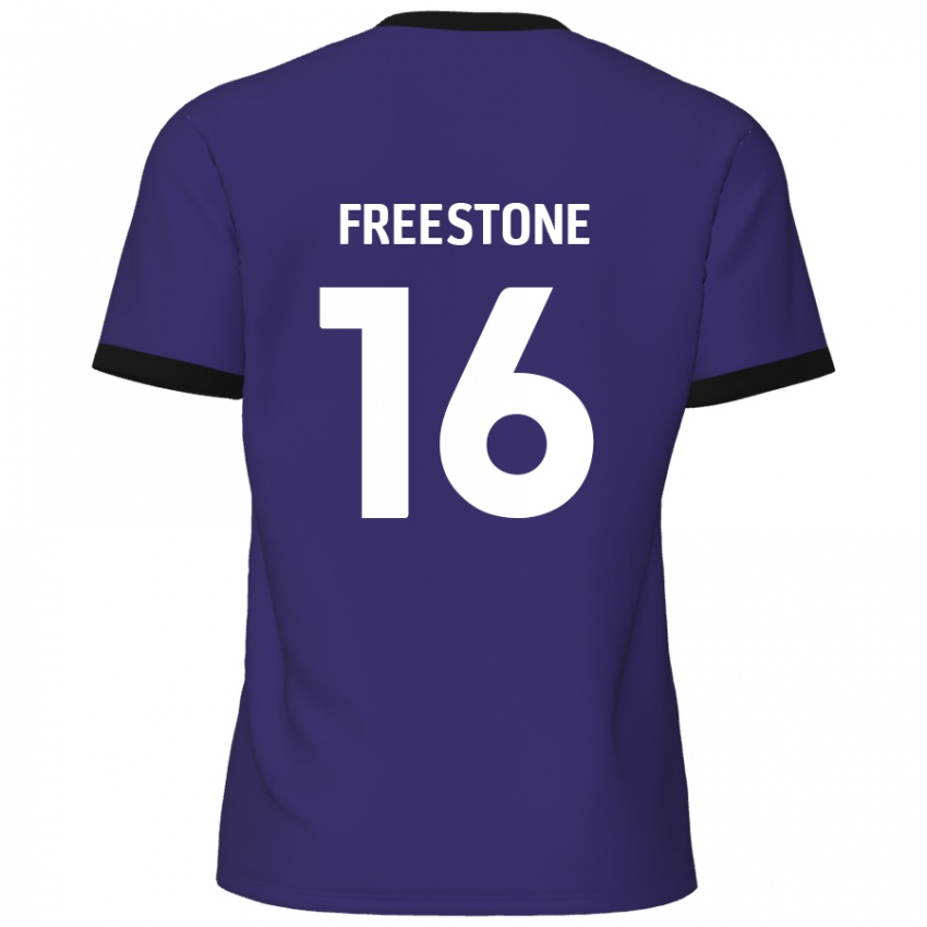 Kinderen Lewis Freestone #16 Paars Uitshirt Uittenue 2024/25 T-Shirt