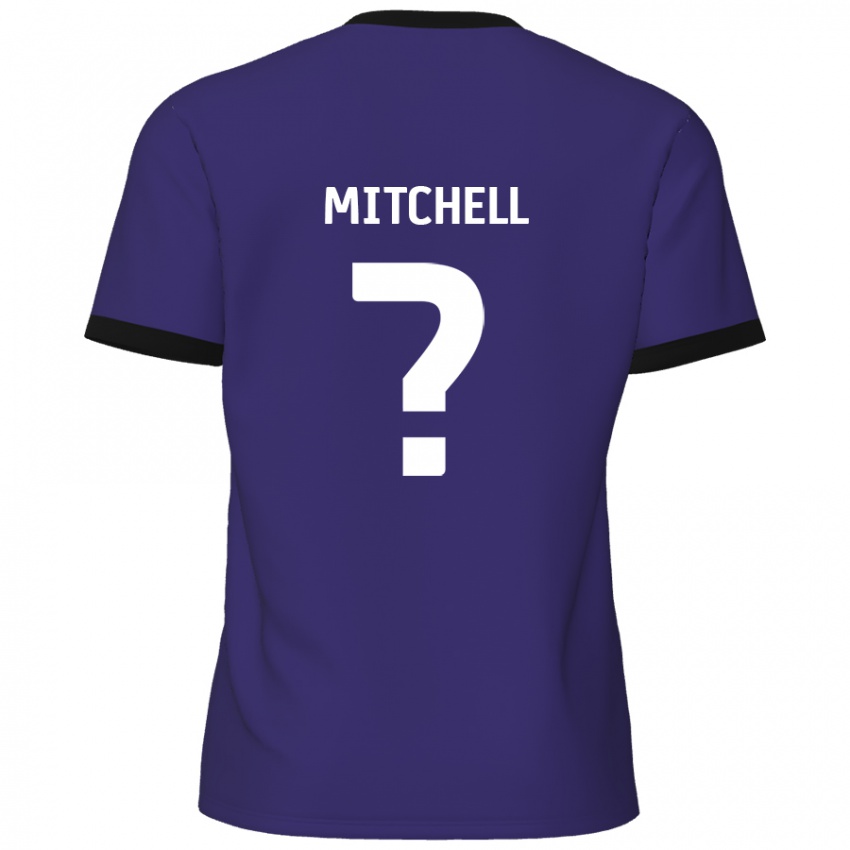 Kinderen Rylee Mitchell #0 Paars Uitshirt Uittenue 2024/25 T-Shirt