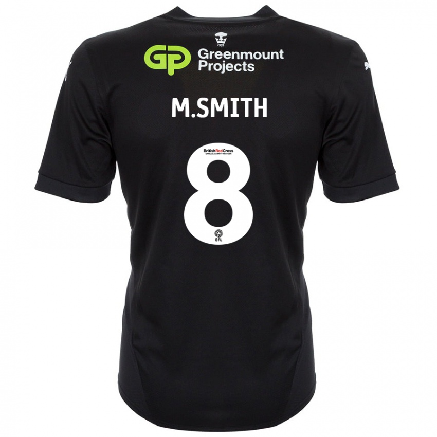 Kinderen Matt Smith #8 Zwart Uitshirt Uittenue 2024/25 T-Shirt