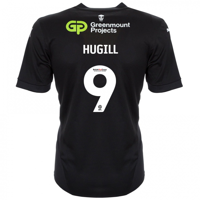 Kinderen Joe Hugill #9 Zwart Uitshirt Uittenue 2024/25 T-Shirt