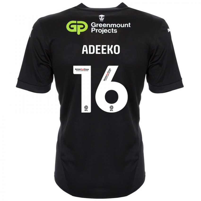 Kinderen Baba Adeeko #16 Zwart Uitshirt Uittenue 2024/25 T-Shirt