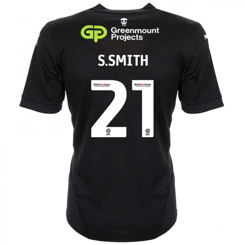 Kinderen Scott Smith #21 Zwart Uitshirt Uittenue 2024/25 T-Shirt