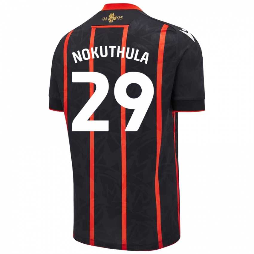 Kinderen Faith Nokuthula #29 Zwart Rood Uitshirt Uittenue 2024/25 T-Shirt