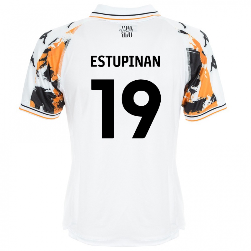 Kinderen Óscar Estupiñán #19 Wit Uitshirt Uittenue 2024/25 T-Shirt