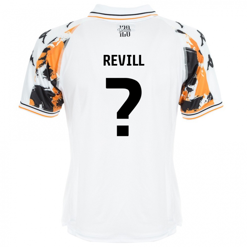 Kinderen Harry Revill #0 Wit Uitshirt Uittenue 2024/25 T-Shirt