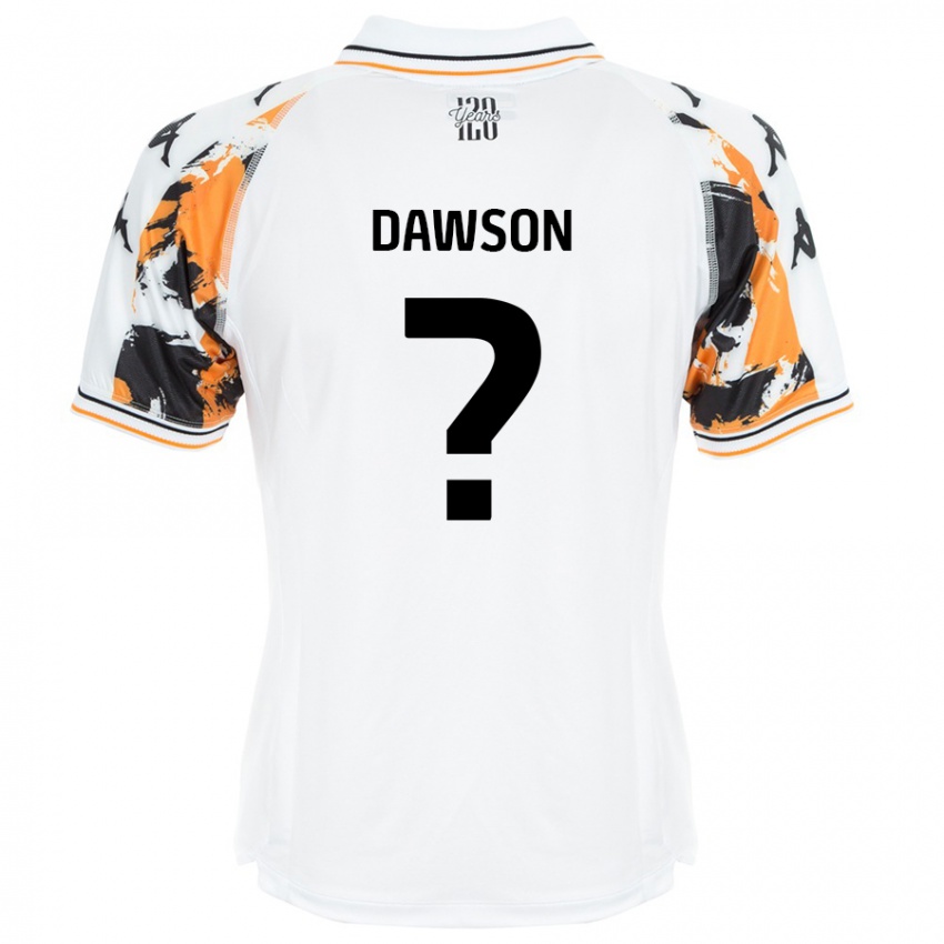 Kinderen Lucas Dawson #0 Wit Uitshirt Uittenue 2024/25 T-Shirt