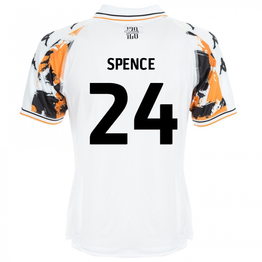 Kinderen Emily Spence #24 Wit Uitshirt Uittenue 2024/25 T-Shirt