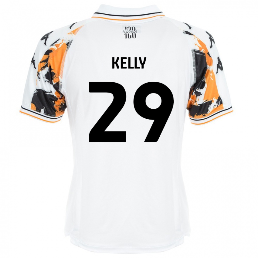 Kinderen Ace Kelly #29 Wit Uitshirt Uittenue 2024/25 T-Shirt