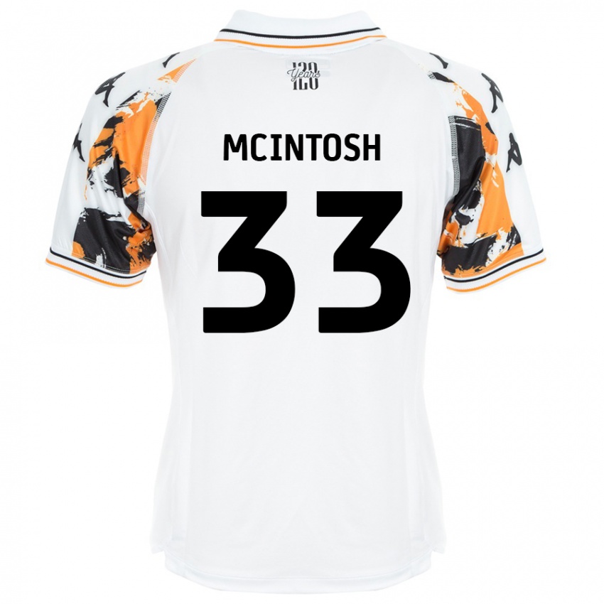 Kinderen Lucy Mcintosh #33 Wit Uitshirt Uittenue 2024/25 T-Shirt