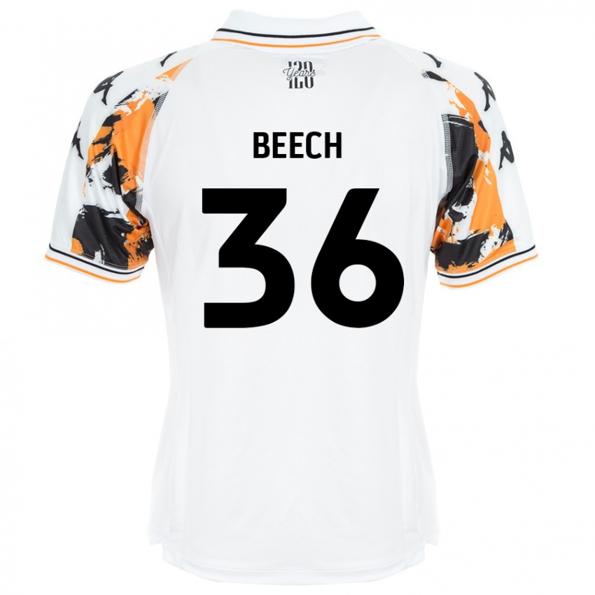 Kinderen Amy Beech #36 Wit Uitshirt Uittenue 2024/25 T-Shirt