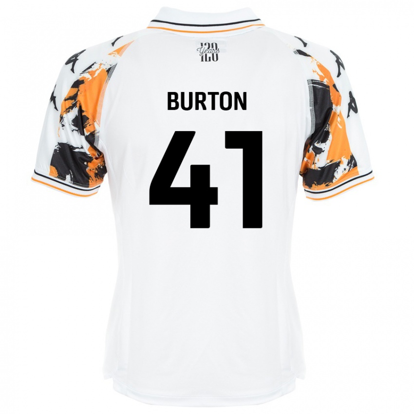 Kinderen Jess Burton #41 Wit Uitshirt Uittenue 2024/25 T-Shirt