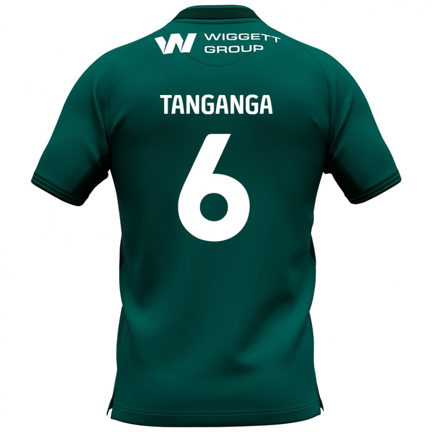 Kinderen Japhet Tanganga #6 Groen Uitshirt Uittenue 2024/25 T-Shirt