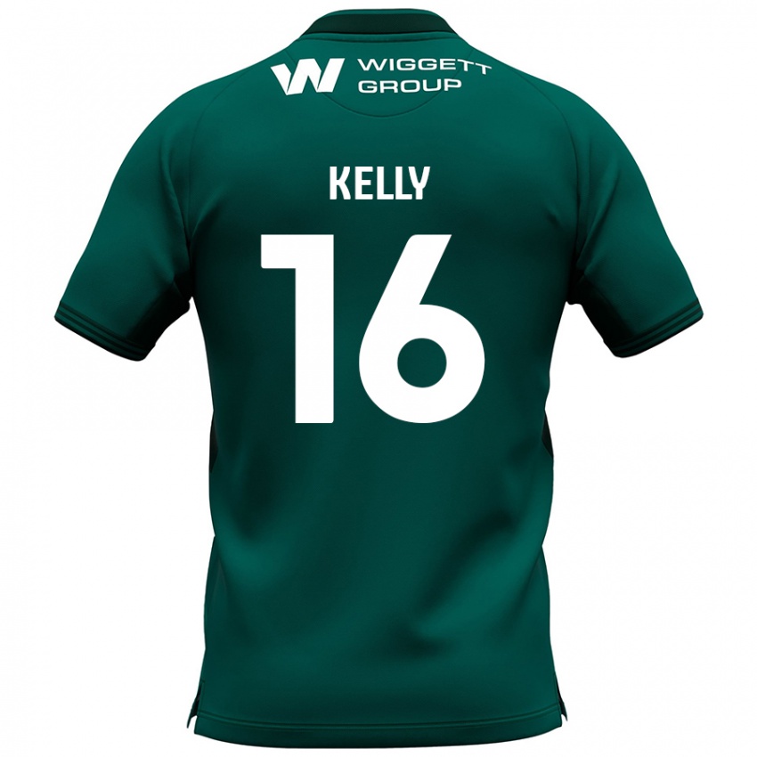 Kinderen Daniel Kelly #16 Groen Uitshirt Uittenue 2024/25 T-Shirt