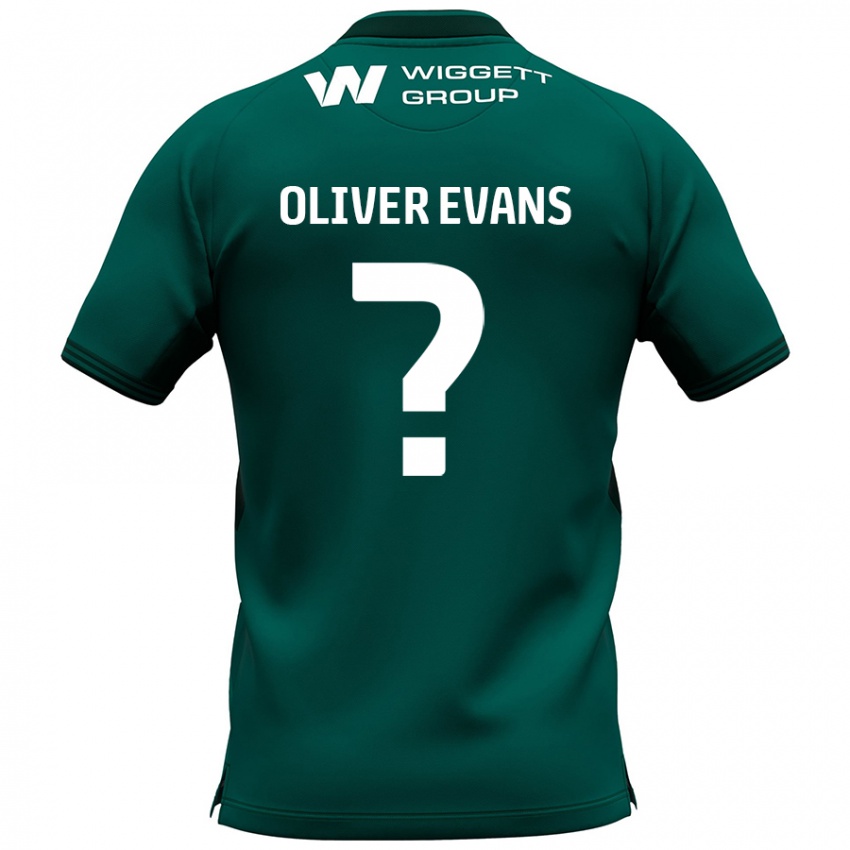 Kinderen Oliver Evans #0 Groen Uitshirt Uittenue 2024/25 T-Shirt