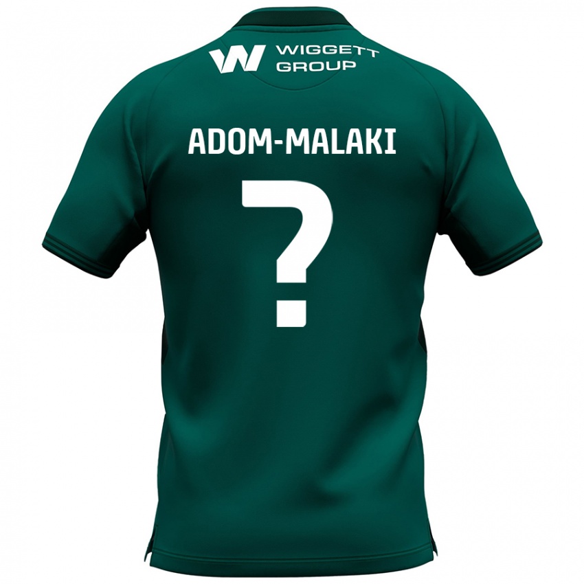 Kinderen Nino Adom-Malaki #0 Groen Uitshirt Uittenue 2024/25 T-Shirt