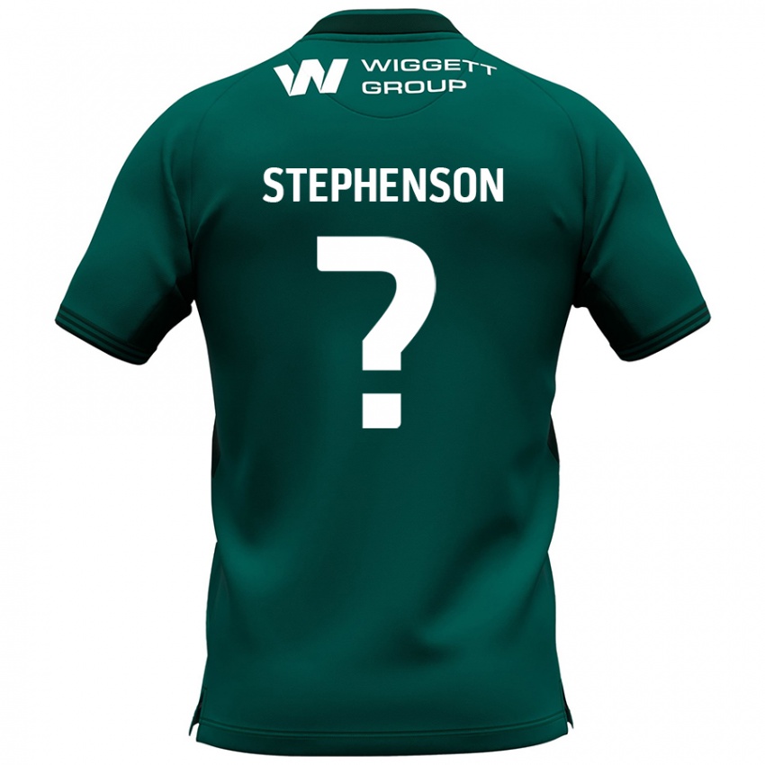 Kinderen Joshua Stephenson #0 Groen Uitshirt Uittenue 2024/25 T-Shirt