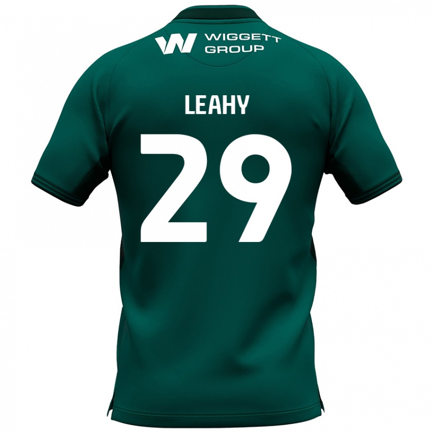 Kinderen Tom Leahy #29 Groen Uitshirt Uittenue 2024/25 T-Shirt