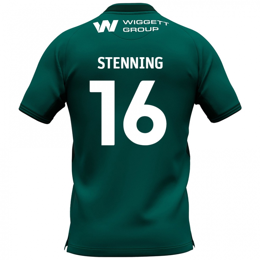 Kinderen Ellie Stenning #16 Groen Uitshirt Uittenue 2024/25 T-Shirt