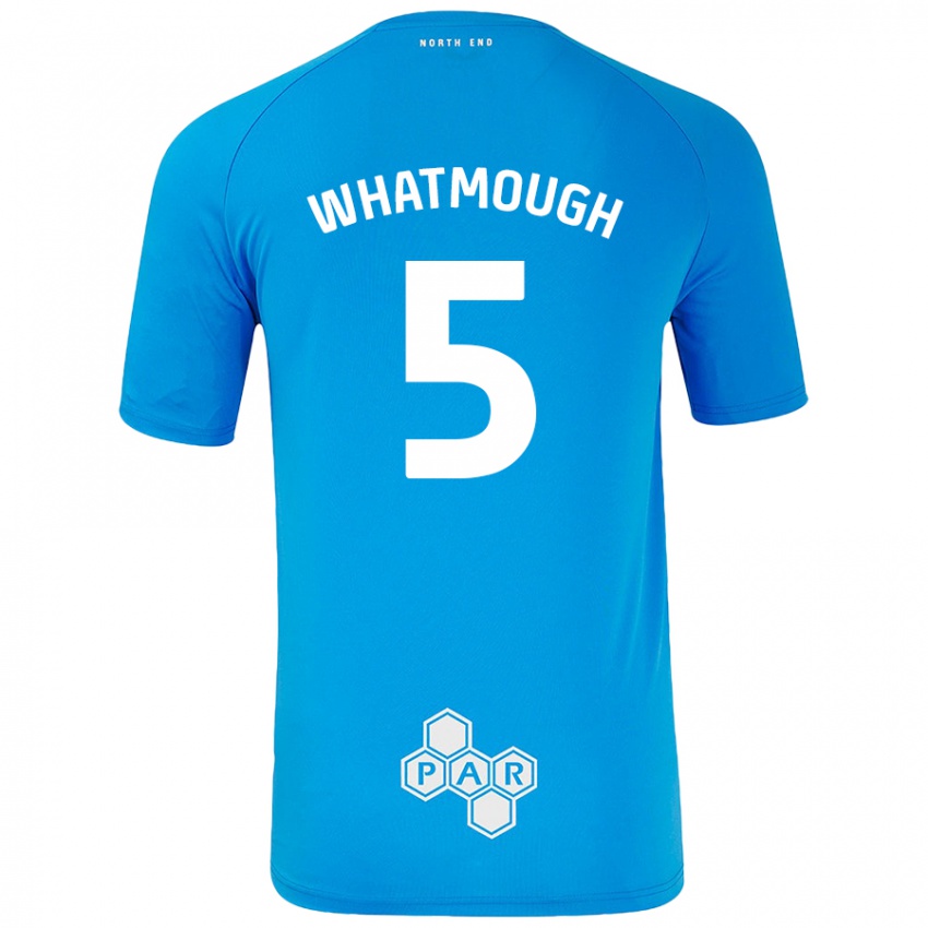 Kinderen Jack Whatmough #5 Hemelsblauw Uitshirt Uittenue 2024/25 T-Shirt