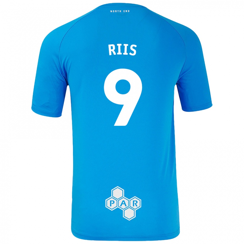 Kinderen Emil Riis #9 Hemelsblauw Uitshirt Uittenue 2024/25 T-Shirt