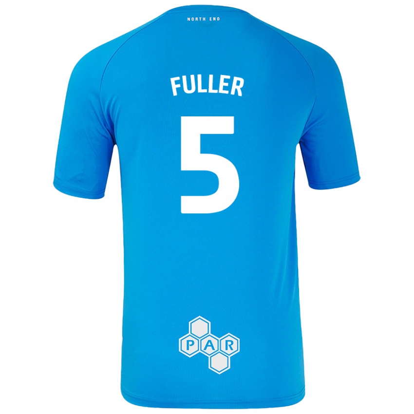 Kinderen Olivia Fuller #5 Hemelsblauw Uitshirt Uittenue 2024/25 T-Shirt