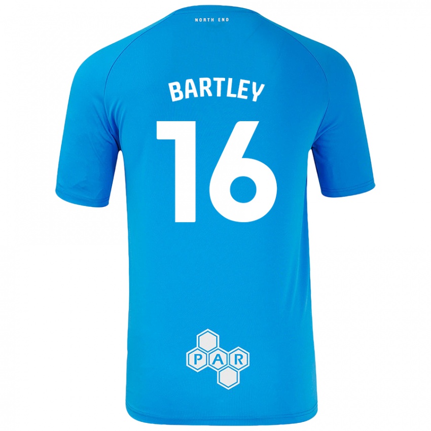 Kinderen Melanie Bartley #16 Hemelsblauw Uitshirt Uittenue 2024/25 T-Shirt