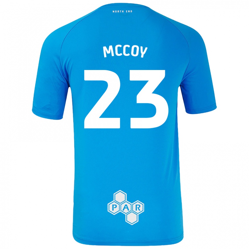 Kinderen Faye Mccoy #23 Hemelsblauw Uitshirt Uittenue 2024/25 T-Shirt