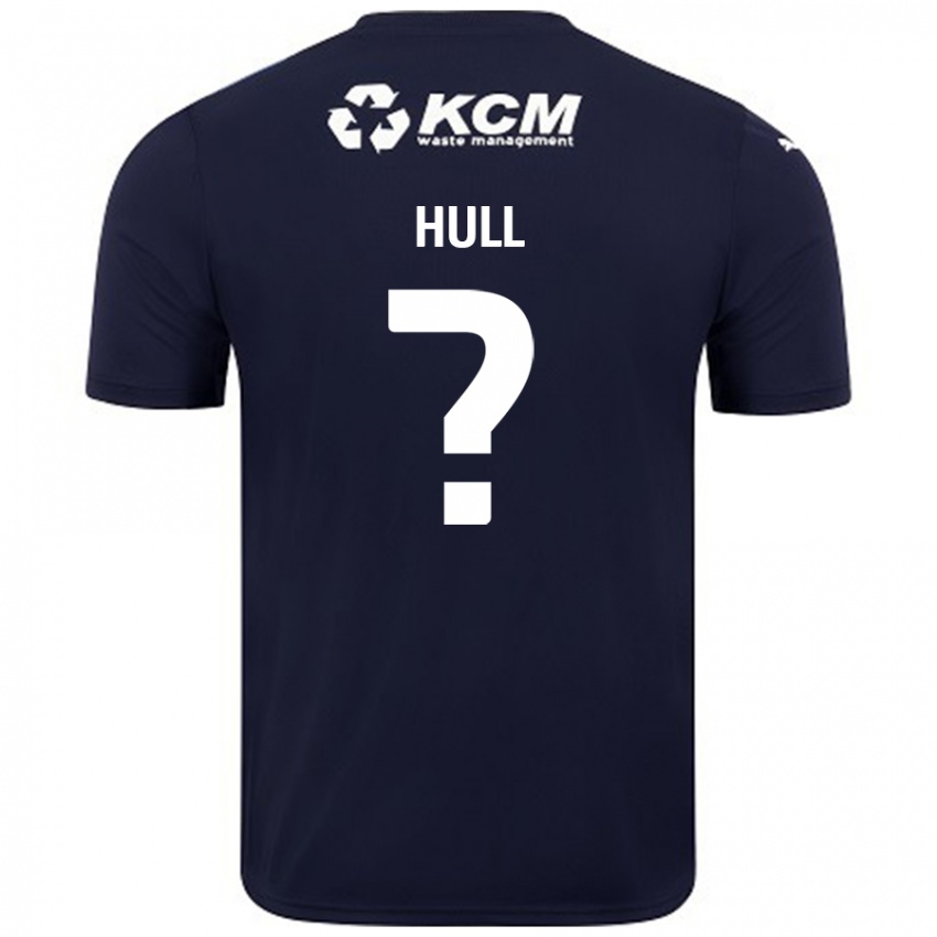 Kinderen Jake Hull #0 Marineblauw Uitshirt Uittenue 2024/25 T-Shirt