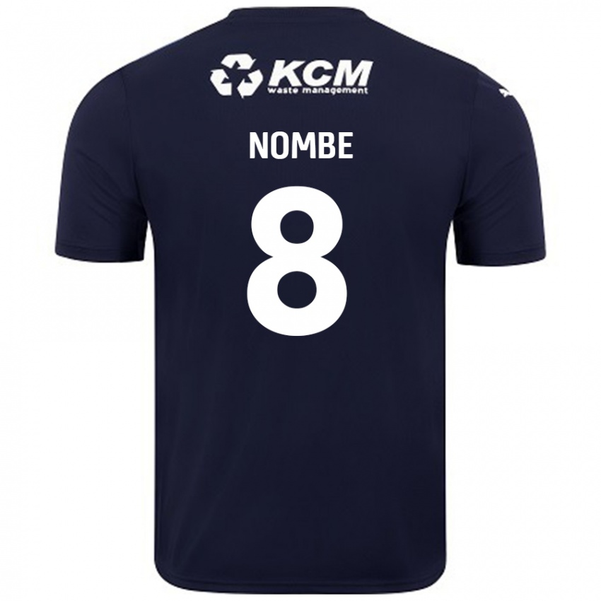 Kinderen Sam Nombe #8 Marineblauw Uitshirt Uittenue 2024/25 T-Shirt