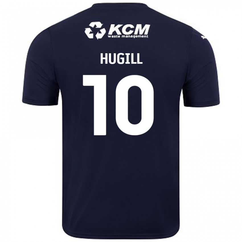 Kinderen Jordan Hugill #10 Marineblauw Uitshirt Uittenue 2024/25 T-Shirt