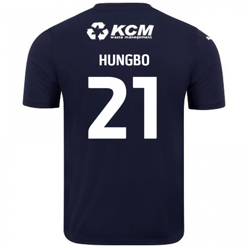 Kinderen Joseph Hungbo #21 Marineblauw Uitshirt Uittenue 2024/25 T-Shirt