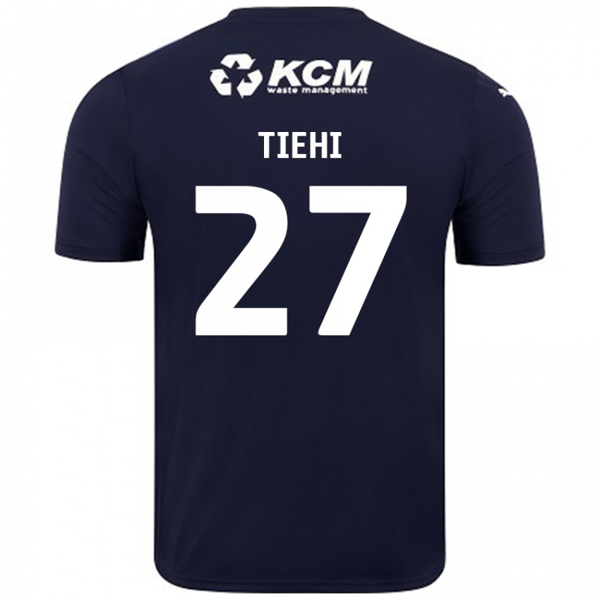 Kinderen Christ Tiehi #27 Marineblauw Uitshirt Uittenue 2024/25 T-Shirt