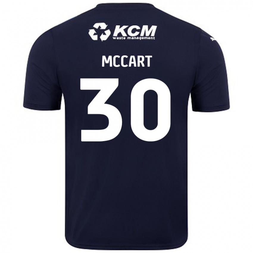 Kinderen Jamie Mccart #30 Marineblauw Uitshirt Uittenue 2024/25 T-Shirt