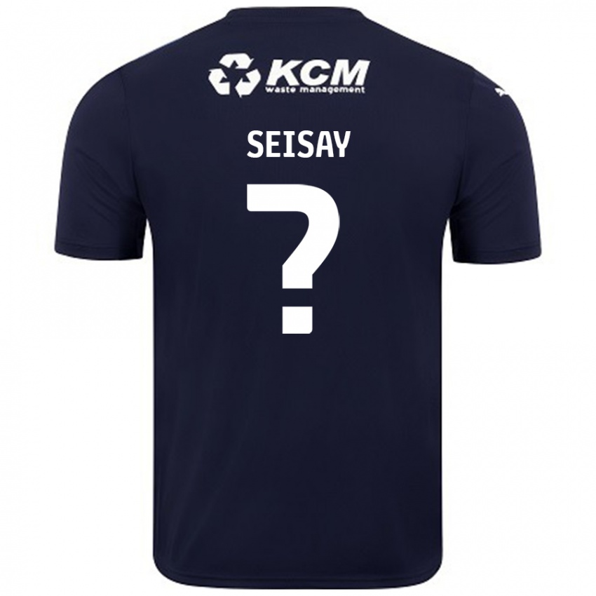 Kinderen Hamid Seisay #0 Marineblauw Uitshirt Uittenue 2024/25 T-Shirt