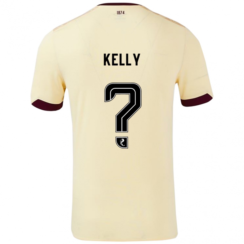 Kinderen Ryan Kelly #0 Crème Bordeauxrood Uitshirt Uittenue 2024/25 T-Shirt