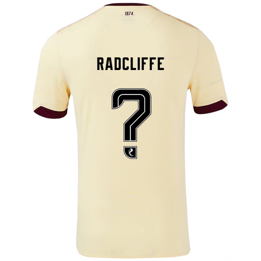 Kinderen Josh Radcliffe #0 Crème Bordeauxrood Uitshirt Uittenue 2024/25 T-Shirt