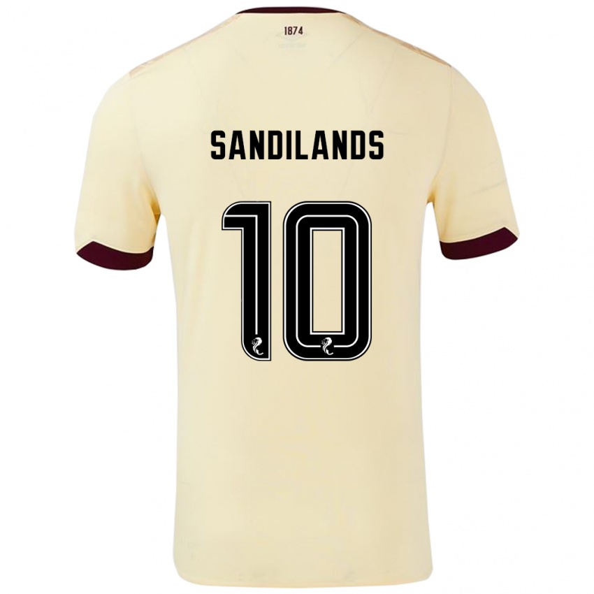 Kinderen Callum Sandilands #10 Crème Bordeauxrood Uitshirt Uittenue 2024/25 T-Shirt