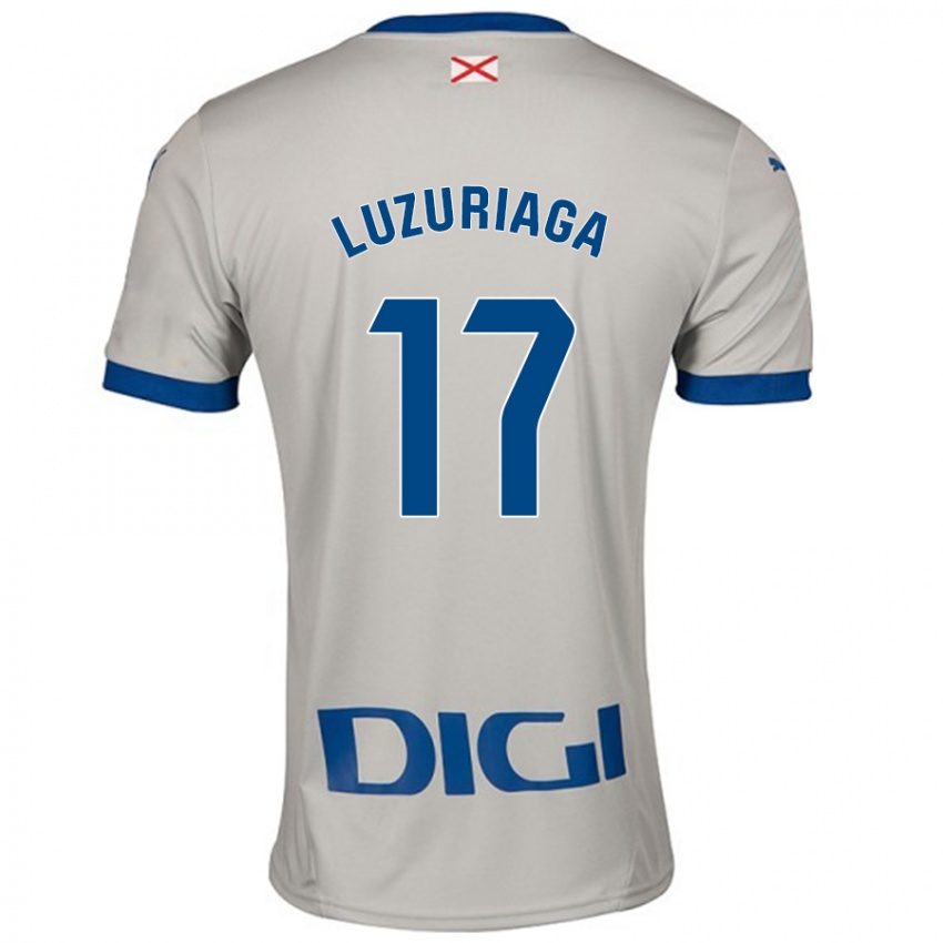 Kinderen Judith Luzuriaga #17 Lichtgrijs Uitshirt Uittenue 2024/25 T-Shirt