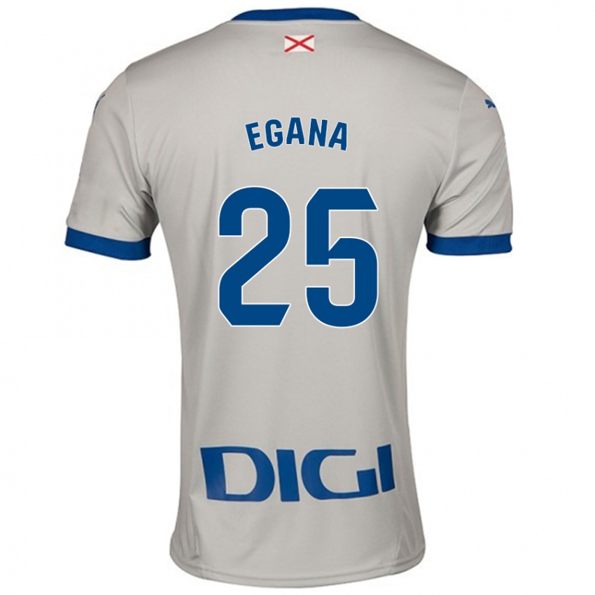 Kinderen Eider Egaña #25 Lichtgrijs Uitshirt Uittenue 2024/25 T-Shirt