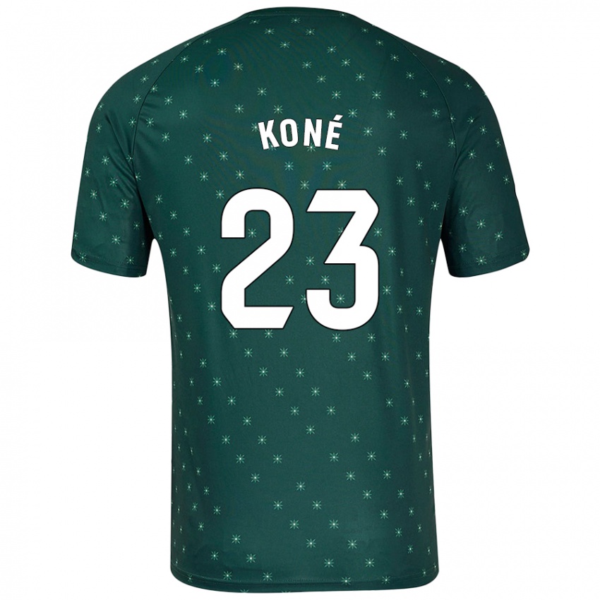 Kinderen Ibrahima Koné #23 Donkergroen Uitshirt Uittenue 2024/25 T-Shirt