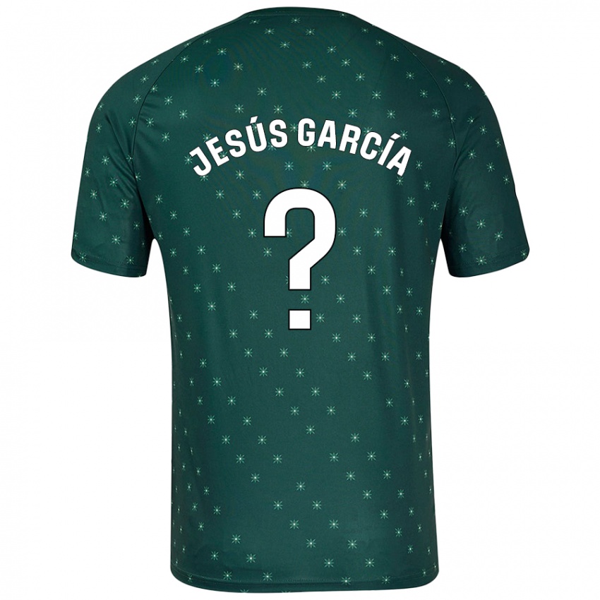 Kinderen Jesús García #0 Donkergroen Uitshirt Uittenue 2024/25 T-Shirt