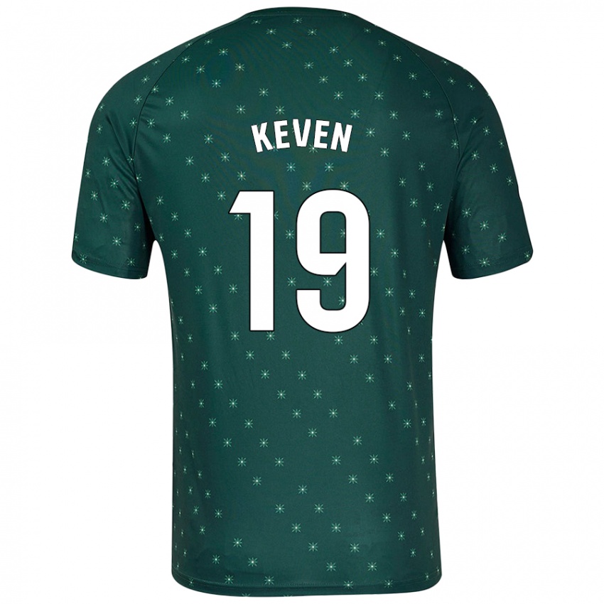 Kinderen Keven #19 Donkergroen Uitshirt Uittenue 2024/25 T-Shirt