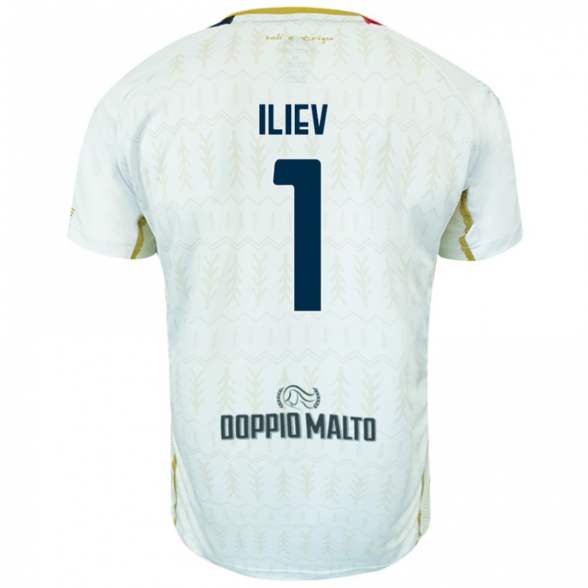 Kinderen Velizar-Iliya Iliev #1 Wit Uitshirt Uittenue 2024/25 T-Shirt