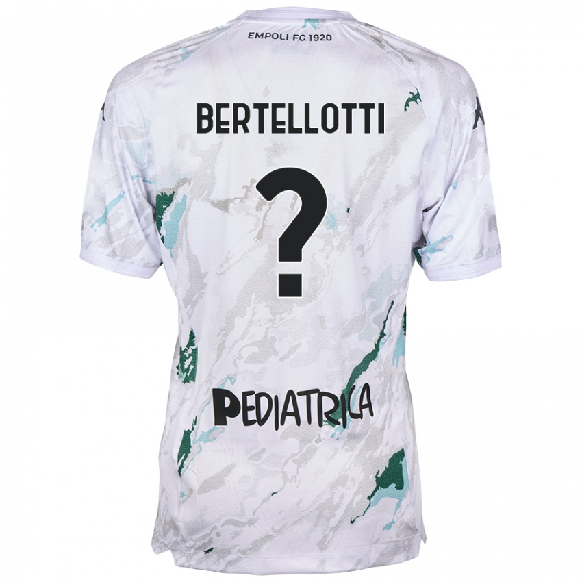 Kinderen Giacomo Bertellotti #0 Grijs Uitshirt Uittenue 2024/25 T-Shirt