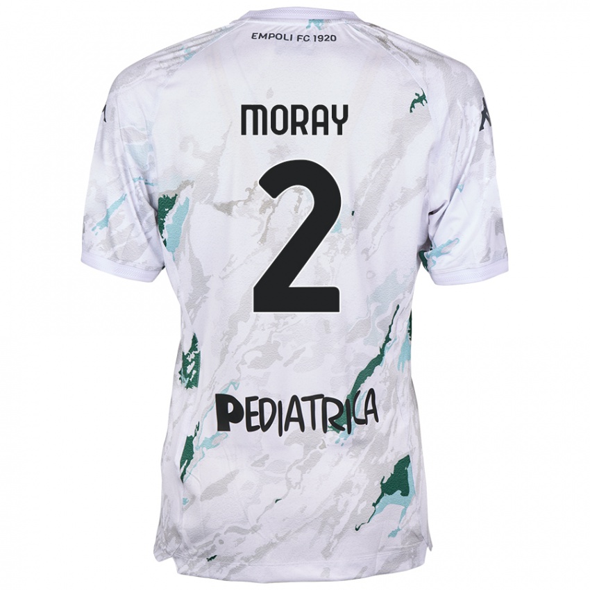 Kinderen Jeremy Moray #2 Grijs Uitshirt Uittenue 2024/25 T-Shirt