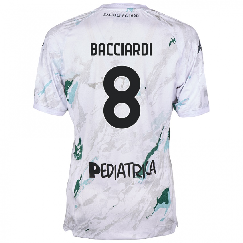 Kinderen Andrea Bacciardi #8 Grijs Uitshirt Uittenue 2024/25 T-Shirt