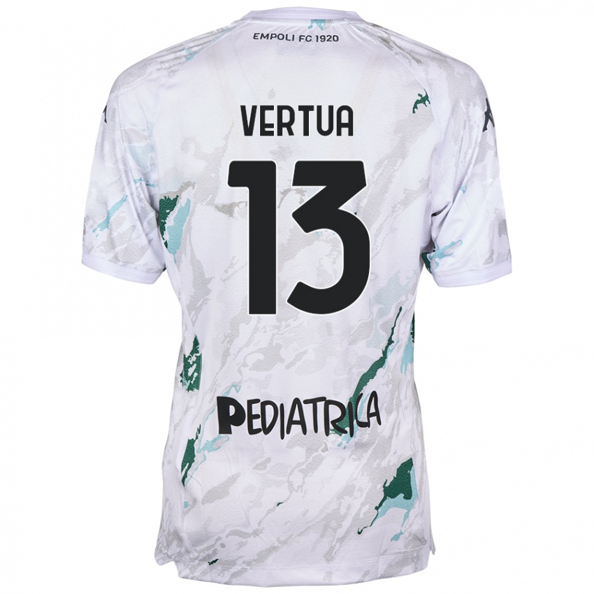 Kinderen Filippo Vertua #13 Grijs Uitshirt Uittenue 2024/25 T-Shirt