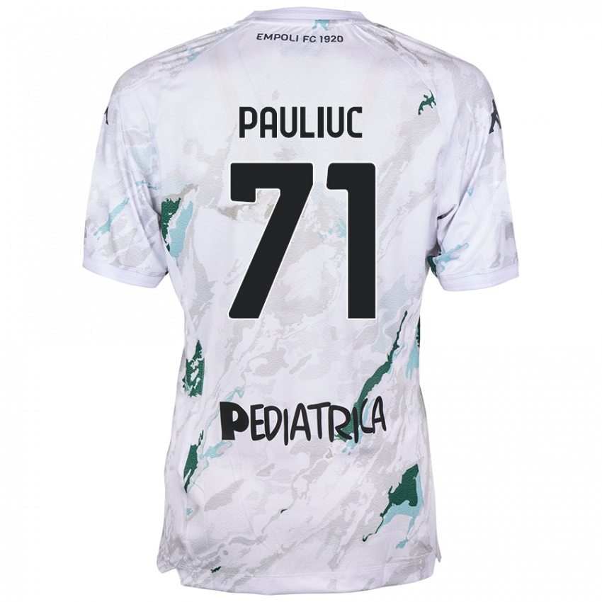 Kinderen Nicolò Pauliuc #71 Grijs Uitshirt Uittenue 2024/25 T-Shirt