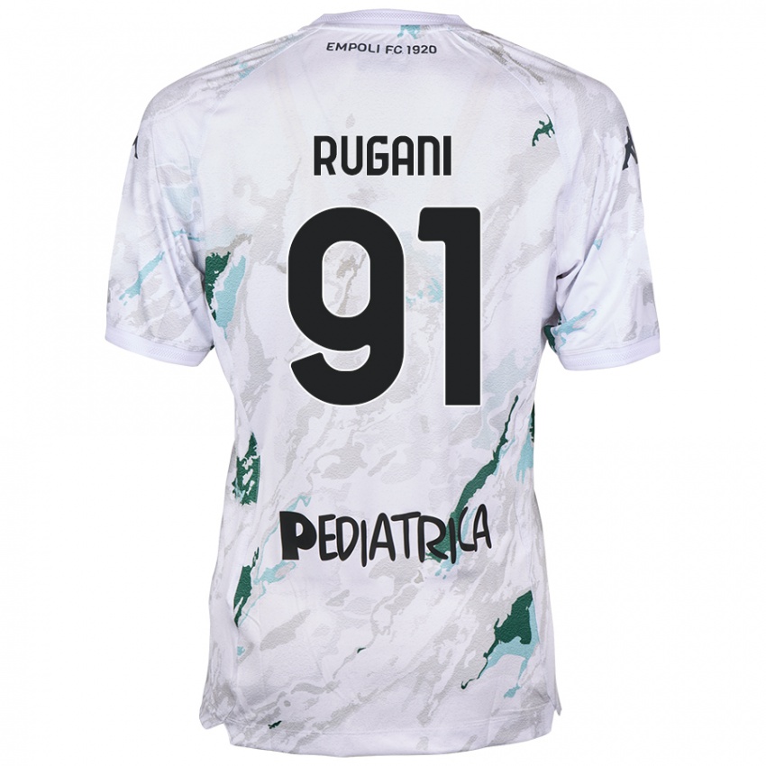 Kinderen Tommaso Rugani #91 Grijs Uitshirt Uittenue 2024/25 T-Shirt