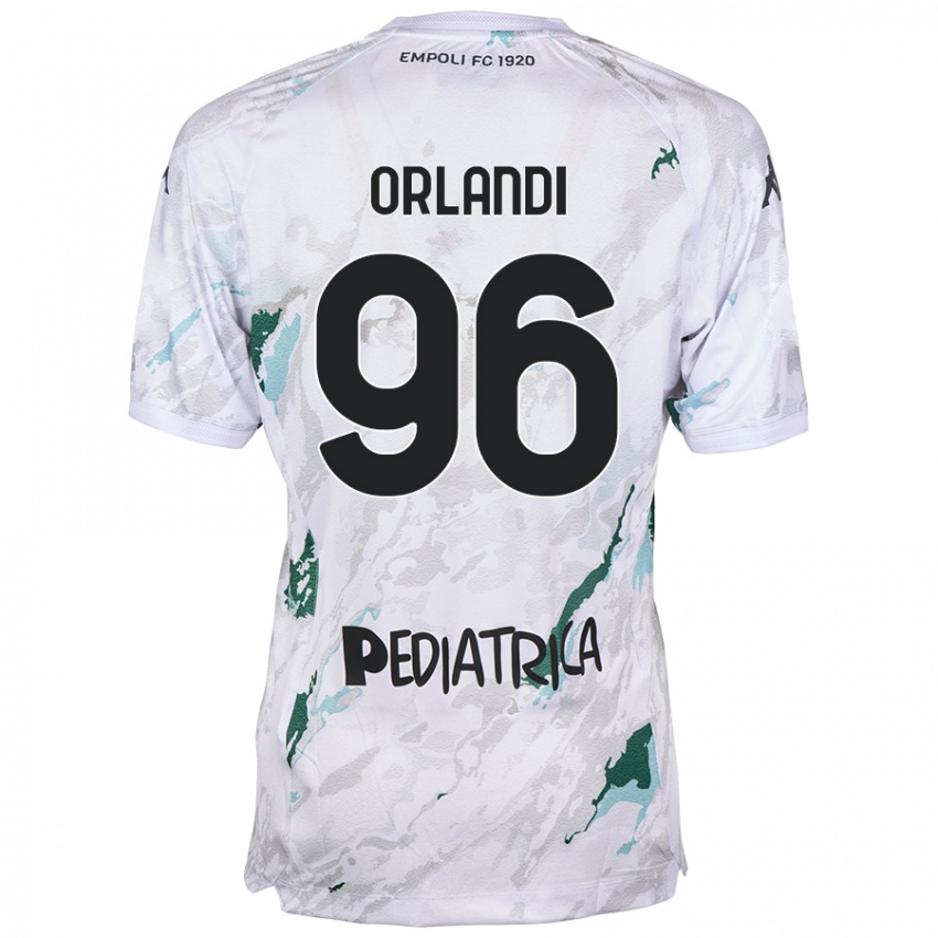 Kinderen Andrea Orlandi #96 Grijs Uitshirt Uittenue 2024/25 T-Shirt